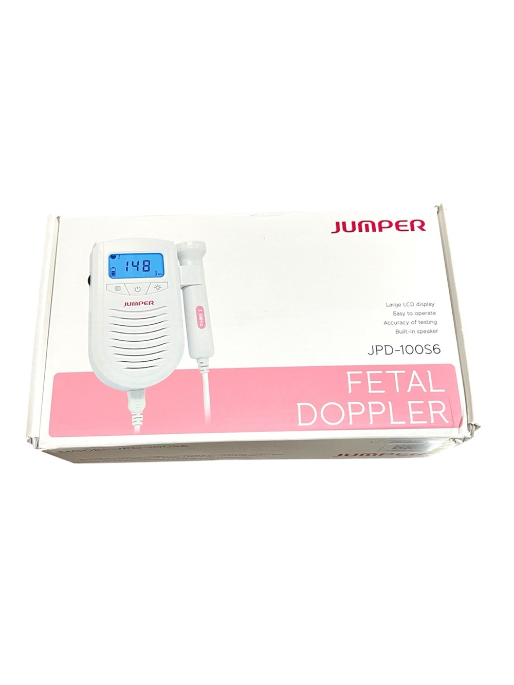 Jumper Fetal Doppler Device JPD-100S6 Baby Bond Compact Packable Travel